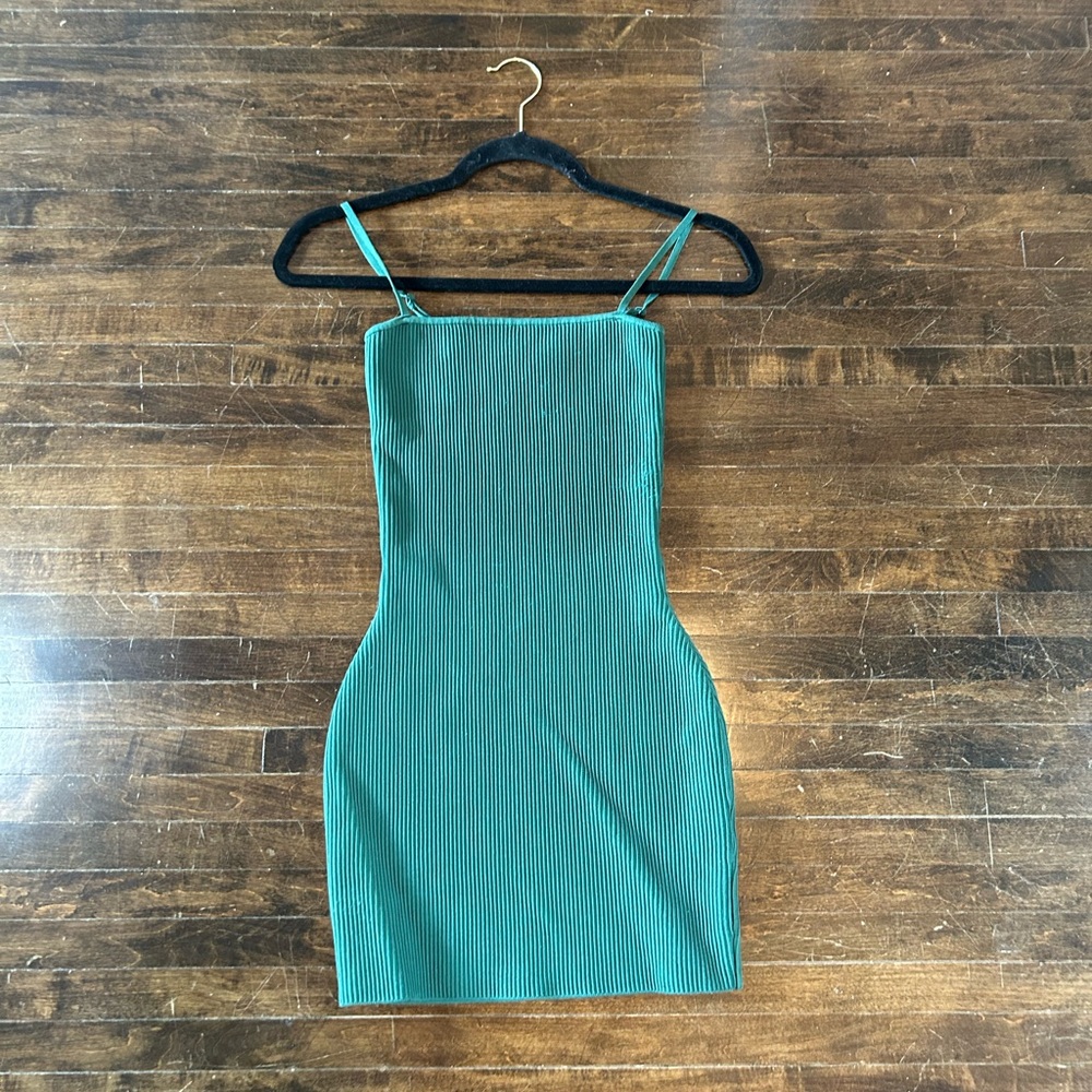 Babaton Green Mini Tight fit dress